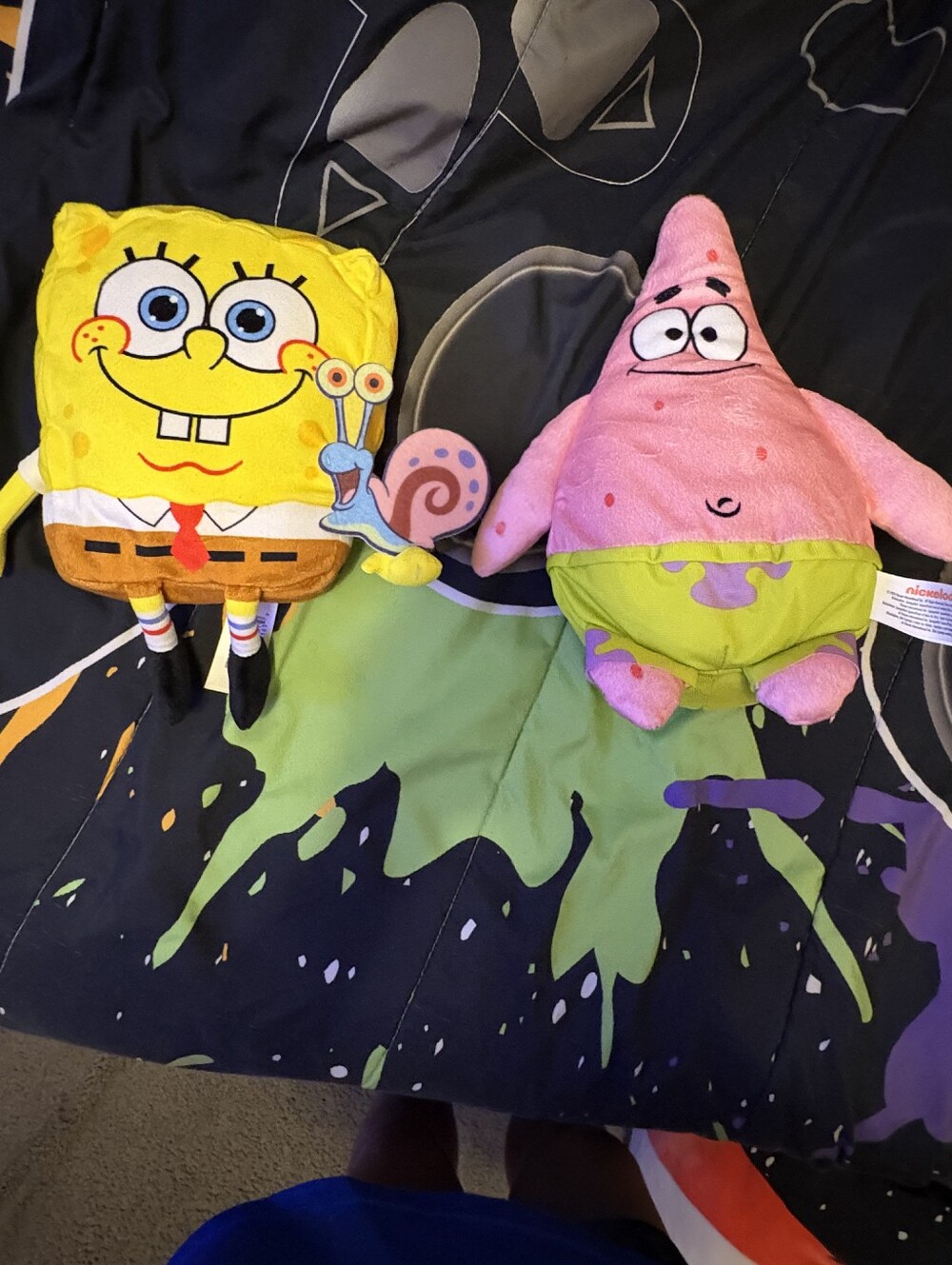 Nickelodeon SpongeBob & Patrick Plush Toy Set - Yellow & Pink